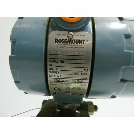 Rosemount 0-150IN-H2O 150 45V-DC FLANGED LIQUID LEVEL SENSORS AND TRANSMITTER 1151LT4EB0B12DM1